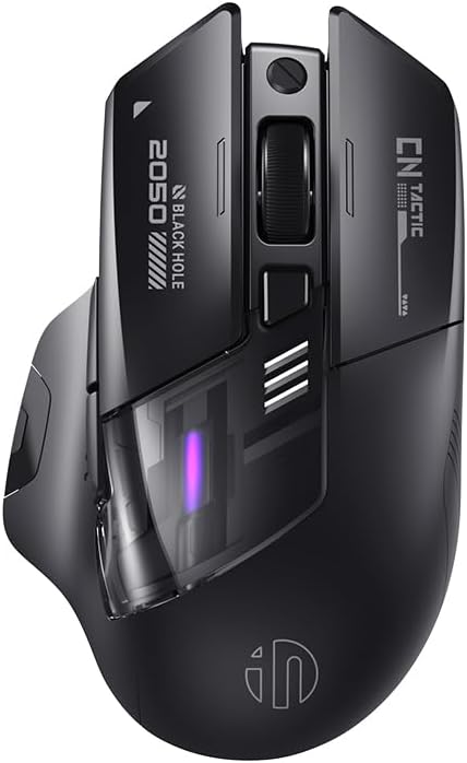 INPHIC A9 V2 Explorer Wireless Gaming Mouse, 12800 DPI Silent Mouse