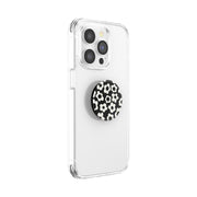 PopSockets Adhesive Phone Grip, Holder- Knurled Black