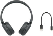 Sony WH-CH520 Wireless On-Ear Bluetooth Headphones with Microphone, Black