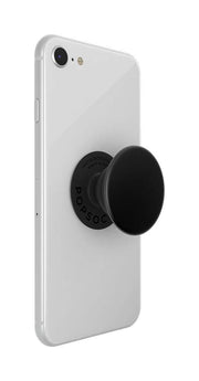 PopSockets Adhesive Phone Grip, Holder- Knurled Black