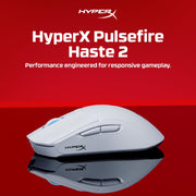 HyperX Pulsefire Haste 2 – Wireless Gaming Mouse- Ultra Lightweight, 61g, 100 Hour Battery Life, Dual Wireless Connectivity, Precision Sensor - Black