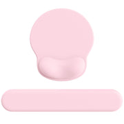 Mouse Pad with Wrist Rest for Desktop Large Ergonomic Mouse Mat(Black)