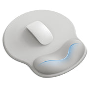 Mouse Pad with Wrist Rest for Desktop Large Ergonomic Mouse Mat(Black)