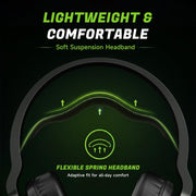 Acer Wireless Gaming Headset for PS5, PC, PS4, Switch, Mac & Laptop, Tri-Mode 2.4GHz Wireless/Bluetooth 5.4/3.5mm Wired, Suspension Headband, 50mm Dynamic Drivers, Detachable ENC Mic, Black