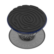 PopSockets Adhesive Phone Grip, Holder- Knurled Black