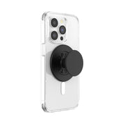PopSockets Adhesive Phone Grip, Holder- Knurled Black