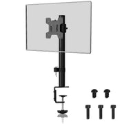 Suptek Dual LED LCD Monitor Stand up Desk Mount for 2 / Two Screens up to 32 inch Extra Tall 31.5" Pole Heavy Duty Fully Adjustable Stand Vertical Array (MD6802)