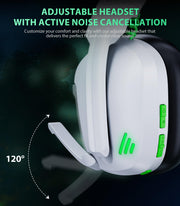 Vakedy Wired Gaming Headset for Xbox,PS5,PS4,PC,Switch, RGB 50mm Drivers