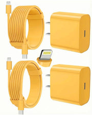 iPhone Charger Fast Charging, USB C Charger Block, 6FT/10FT Lightning Cable