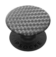 PopSockets Adhesive Phone Grip, Holder- Knurled Black