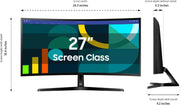Samsung 27" Essential S3 (S36GD) Series FHD 1800R Curved Computer Monitor