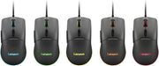 Lenovo 100 Wired USB Computer Mouse for PC, Laptop, Computer with Windows - Full-Size - Ambidextrous Design - 3 Buttons - Red Optical Sensor – Black