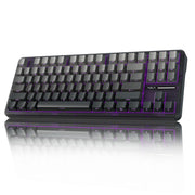 AULA F75 Pro Wireless Mechanical Keyboard,75% Hot Swappable Custom Keyboard with Knob,RGB Backlit,Pre-lubed Reaper Switches,Side Printed PBT Keycaps,2.4GHz/USB-C/BT5.0 Mechanical Gaming Keyboards