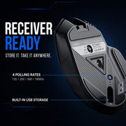 INPHIC A9 V2 Explorer Wireless Gaming Mouse, 12800 DPI Silent Mouse