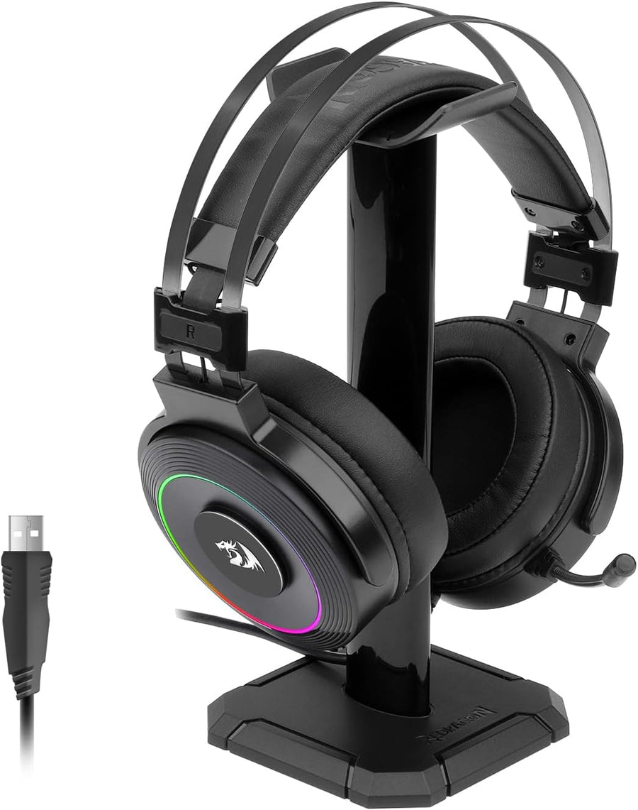 Redragon USB Wired Gaming Headset with 7.1 Surround Sound, Volume Control