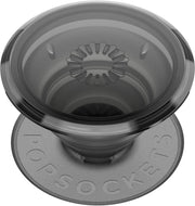 PopSockets Adhesive Phone Grip, Holder- Knurled Black