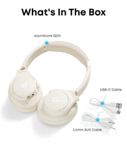 Soundcore by Anker Q20i Hybrid Active Noise Cancelling Headphones, Black