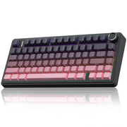 AULA F75 Pro Wireless Mechanical Keyboard,75% Hot Swappable Custom Keyboard with Knob,RGB Backlit,Pre-lubed Reaper Switches,Side Printed PBT Keycaps,2.4GHz/USB-C/BT5.0 Mechanical Gaming Keyboards