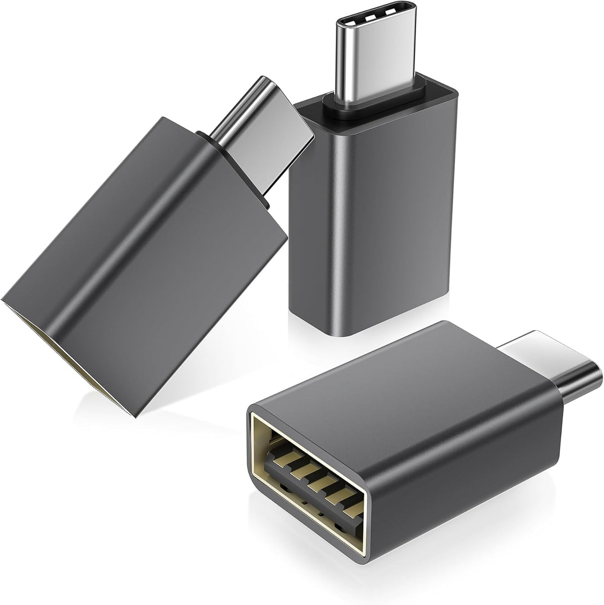 Basesailor USB C to USB Adapter 3Pack,USBC Male to USB 3.2 Female Converter