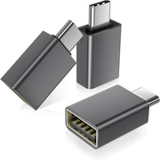 Basesailor USB C to USB Adapter 3Pack,USBC Male to USB 3.2 Female Converter