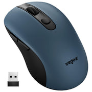 wegear USB Wireless Mouse for Laptop PC Mac, 2.4GHz Cordless Mouse-Black