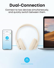 Soundcore by Anker Q20i Hybrid Active Noise Cancelling Headphones, Black