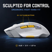 INPHIC A9 V2 Explorer Wireless Gaming Mouse, 12800 DPI Silent Mouse