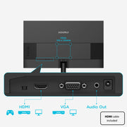 KOORUI 24" FHD IPS PC Monitor, 144Hz Adaptive Sync, Eye Care, Tilt Adjustable, HDMI & VGA, VESA Mount for Home Office, Streaming and Casual Gaming