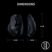 Razer Basilisk V3 X HyperSpeed Customizable Wireless Gaming Mouse, Black