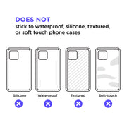 PopSockets Adhesive Phone Grip, Holder- Knurled Black