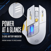 INPHIC A9 V2 Explorer Wireless Gaming Mouse, 12800 DPI Silent Mouse