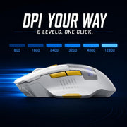 INPHIC A9 V2 Explorer Wireless Gaming Mouse, 12800 DPI Silent Mouse