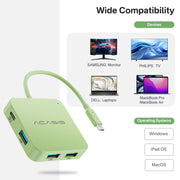ACASIS USB C Hub 10Gbps, USB C to 4K 60Hz HDMI Adapter for Laptop/MacBook