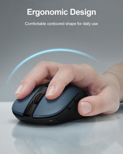 wegear USB Wireless Mouse for Laptop PC Mac, 2.4GHz Cordless Mouse-Black