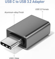 Basesailor USB C to USB Adapter 3Pack,USBC Male to USB 3.2 Female Converter