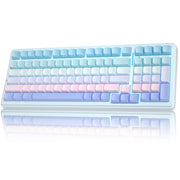 AULA F99 Wireless Mechanical Keyboard,Gasket Structure Hot Swappable Custom Keyboard,RGB Backlit,Creamy Sound,Side Printed PBT Keycaps,2.4GHz/USB-C/BT5.0 Computer Gaming Keyboards