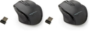 Amazon Basics Portable Wireless Computer Mouse, Ergonomic, 2.4 GHz Optical, DPI Adjustable, Easy to Use, Compatible With PC, Mac, Laptop, Black