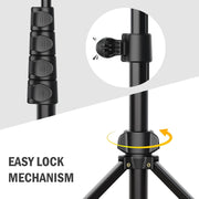 Liphisy 64” Tripod for Cell Phone & Camera with Remote and Phone Holder