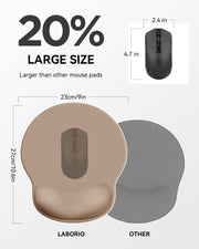 Mouse Pad with Wrist Rest for Desktop Large Ergonomic Mouse Mat(Black)