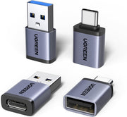 UGREEN USB to USB C Adapter Combo 4-Pack, 10Gbps Type C Converter