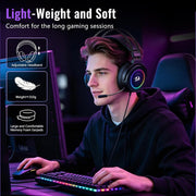 Redragon USB Wired Gaming Headset with 7.1 Surround Sound, Volume Control