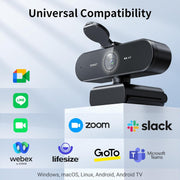 EMEET NOVA 4K Webcam for PC, Ultra 4K HD, PDAF Autofocus, Dual Omni Mics