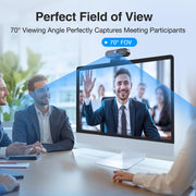 EMEET NOVA 4K Webcam for PC, Ultra 4K HD, PDAF Autofocus, Dual Omni Mics