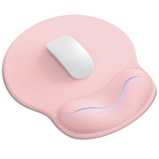 Mouse Pad with Wrist Rest for Desktop Large Ergonomic Mouse Mat(Black)