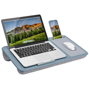 LAPGEAR Home Office Pro Lap Desk - Black Carbon, Fits 15.6” Laptops