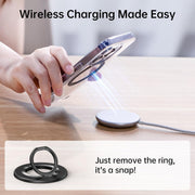 SYNCWIRE for MagSafe Phone Grip, Magnetic Phone Ring Holder