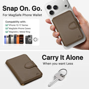 for MagSafe Wallet, Magnetic Phone Wallet RFID Blocking, Minimalist