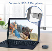 Basesailor USB C to USB Adapter 3Pack,USBC Male to USB 3.2 Female Converter