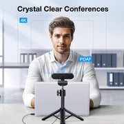 EMEET NOVA 4K Webcam for PC, Ultra 4K HD, PDAF Autofocus, Dual Omni Mics
