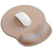 Mouse Pad with Wrist Rest for Desktop Large Ergonomic Mouse Mat(Black)